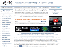 Tablet Screenshot of financial-spread-betting.com